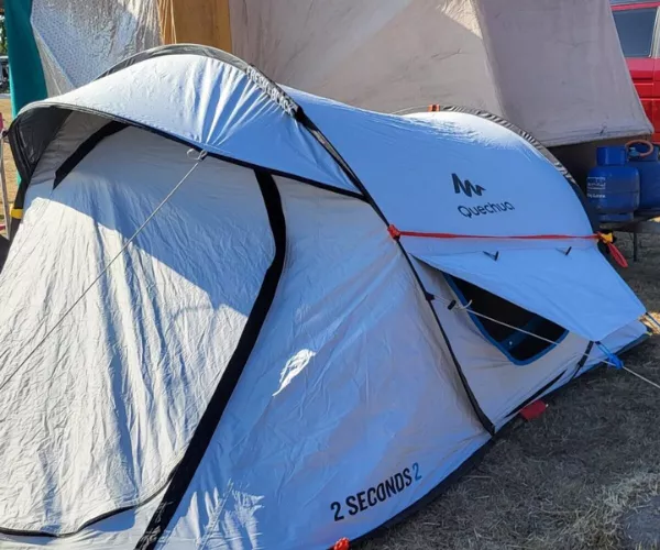 Quechua 2 Seconds 2 Man Pop up Tent Side View